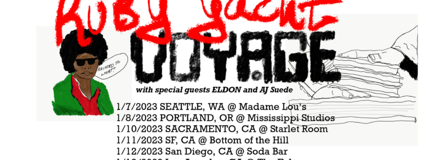 R.A.P. Ferreira (w/Eldon Somers as dj) & AJ Suede at 502 Bar