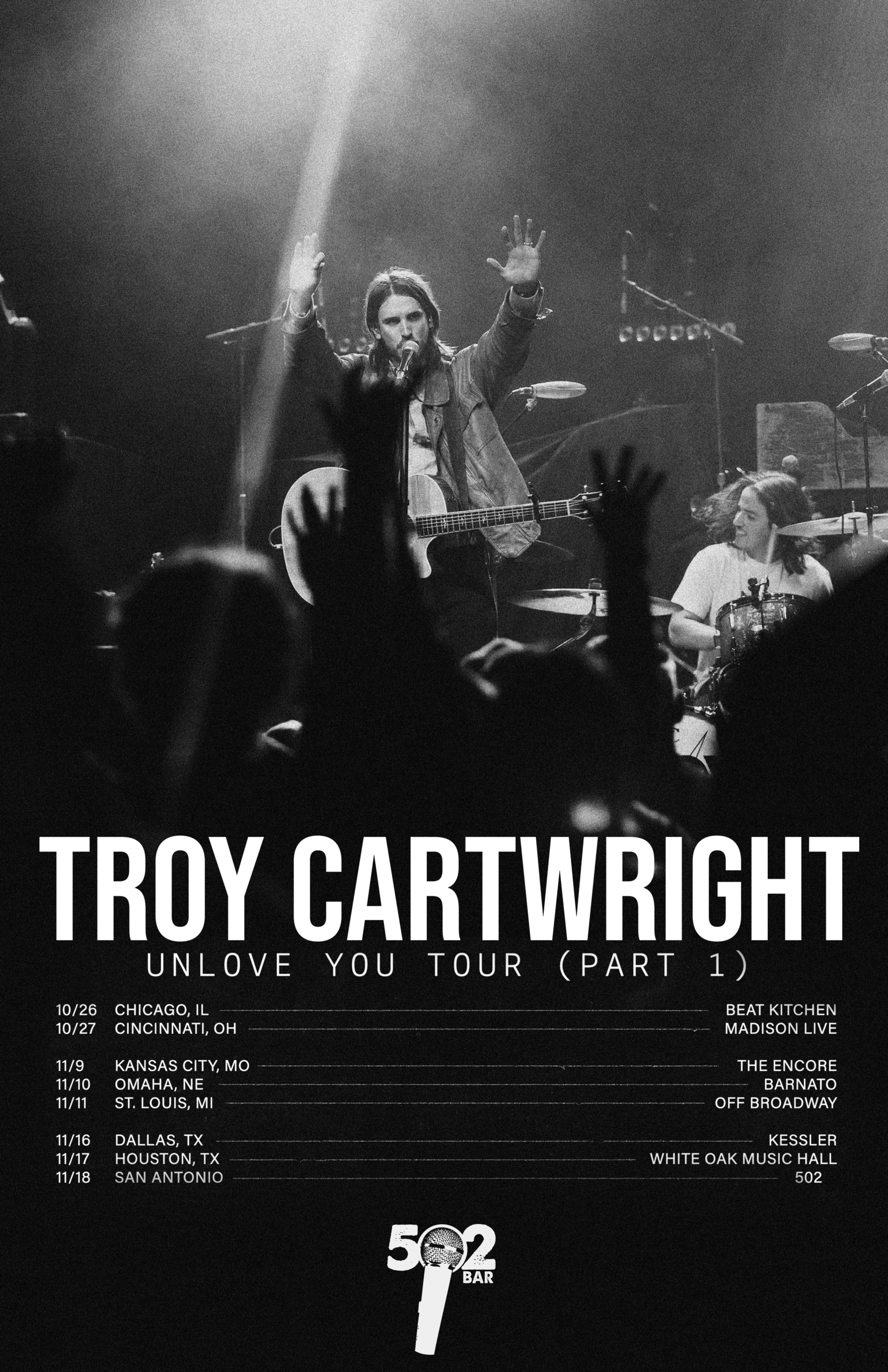 Troy Cartwright at 502 Bar - November 18th, 2024